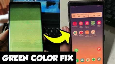 Cara Memperbaiki Green Screen Samsung Note 9